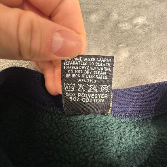 Vintage 90’s H.L. Miller Gold Green/Blue UW College of Engineering Sweatshirt M - Picture 8 of 8